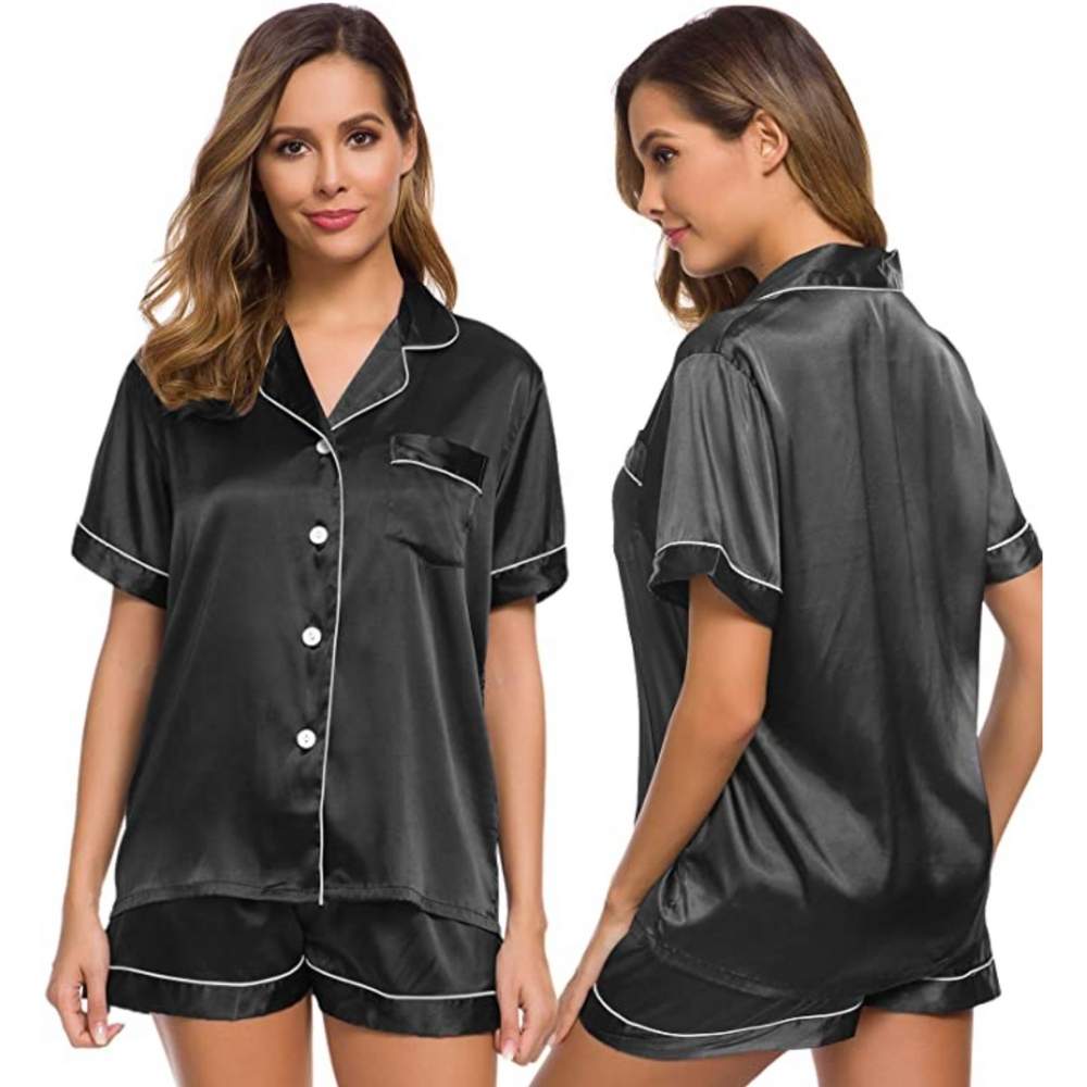 Women's Summer Satin Pajamas: image 4