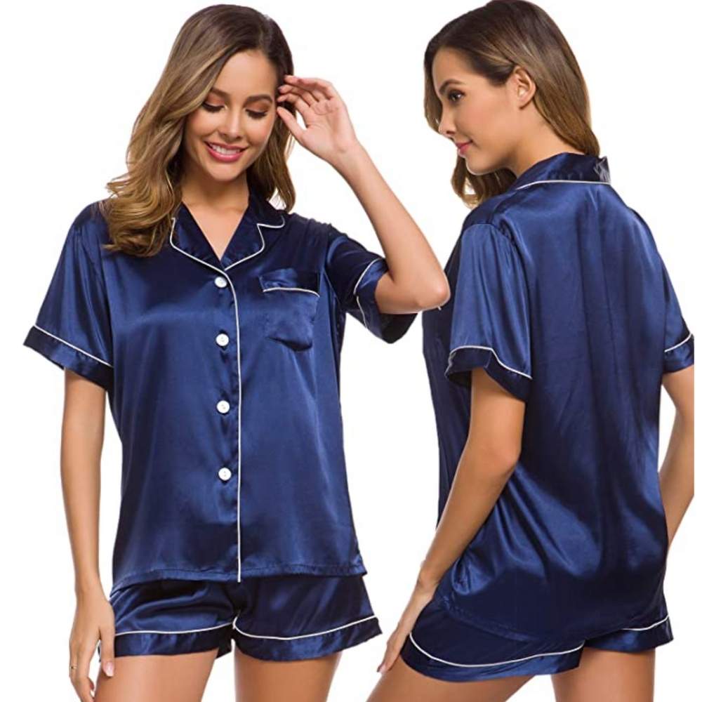 Women's Summer Satin Pajamas: image 5