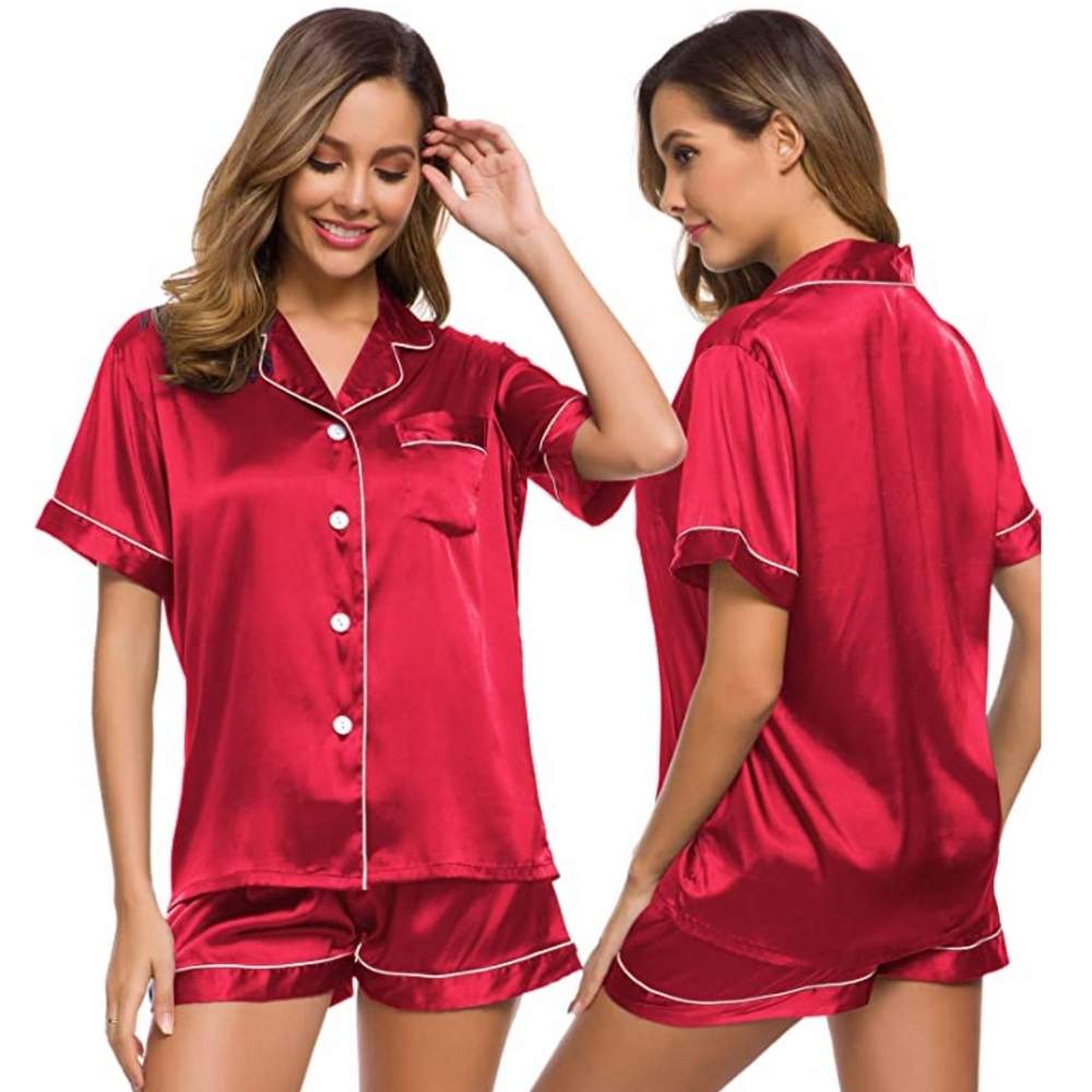 Women's Summer Satin Pajamas