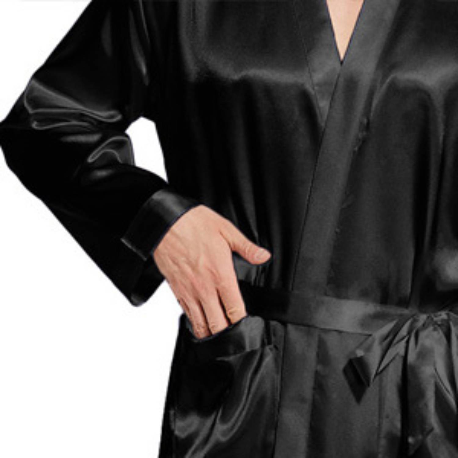 buy silk satin robe