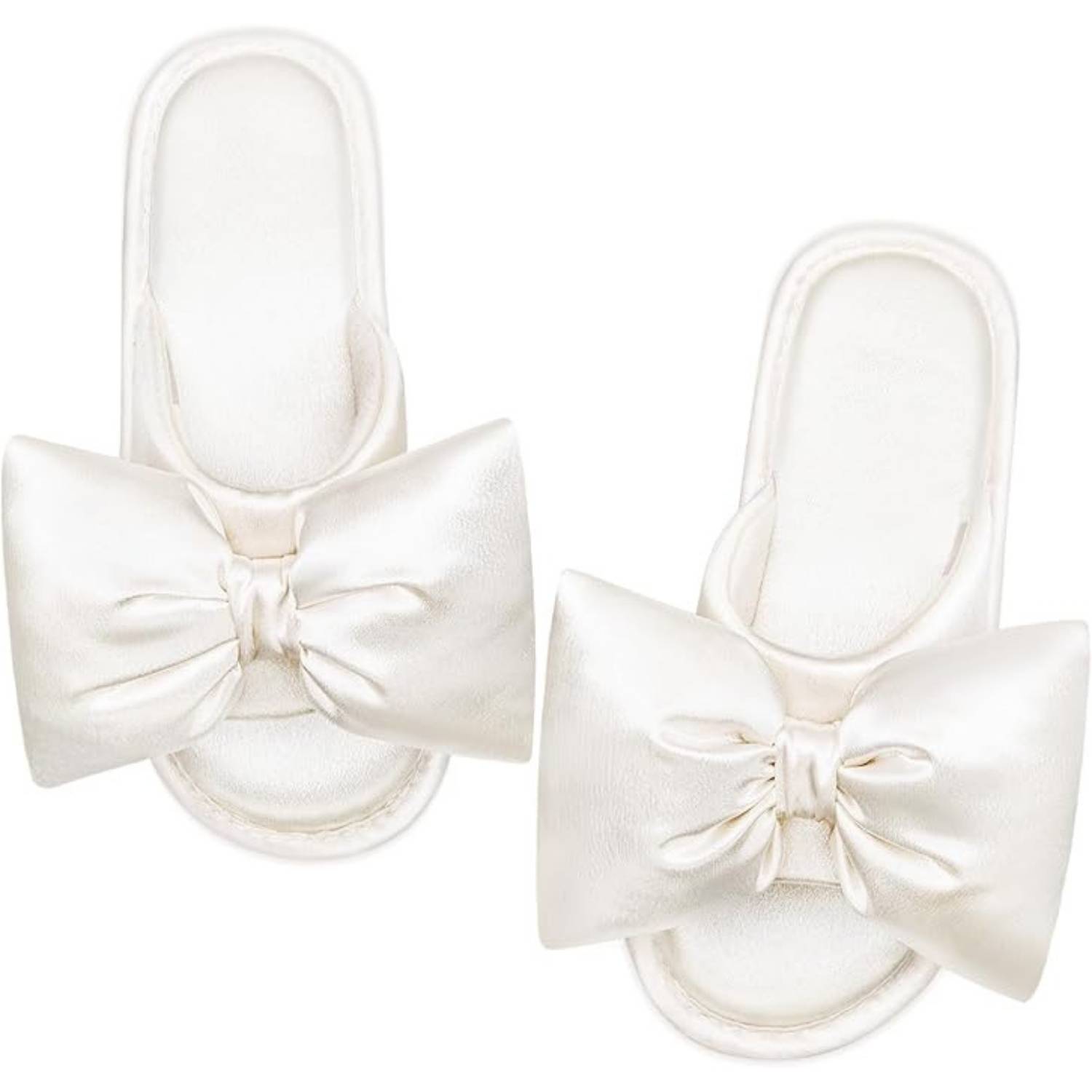 Women's Satin Bow Slippers: image 7